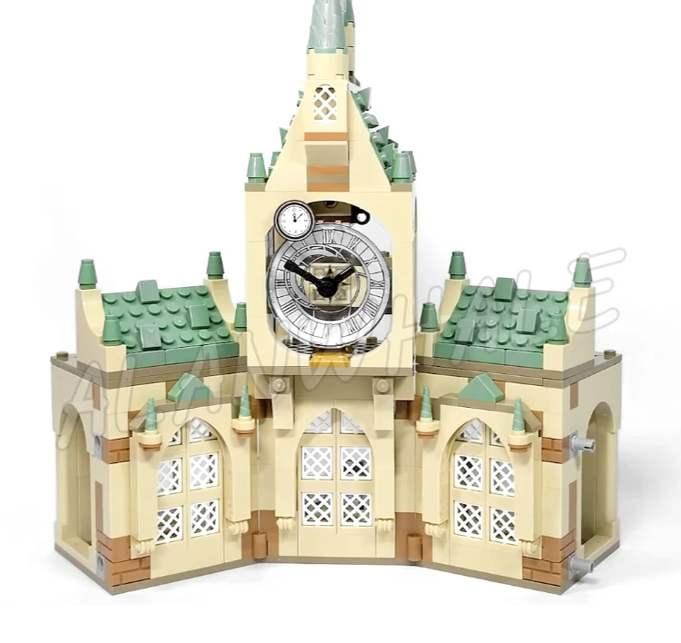 510pcs Magical World of Wizards School Hospital Wing Bed Clock Time Converter 6059 Building Blocks Toys Compatible With Model