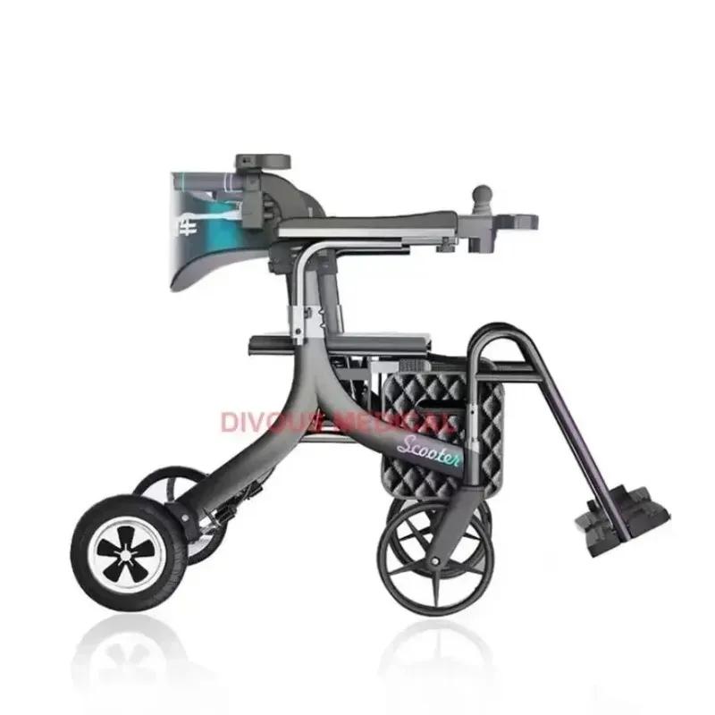 26 StyleHot Lightweight Folding Elderly Disabled Outdoor Mobility Scooter Walker Shopping Cart Motorized Electric Rollator