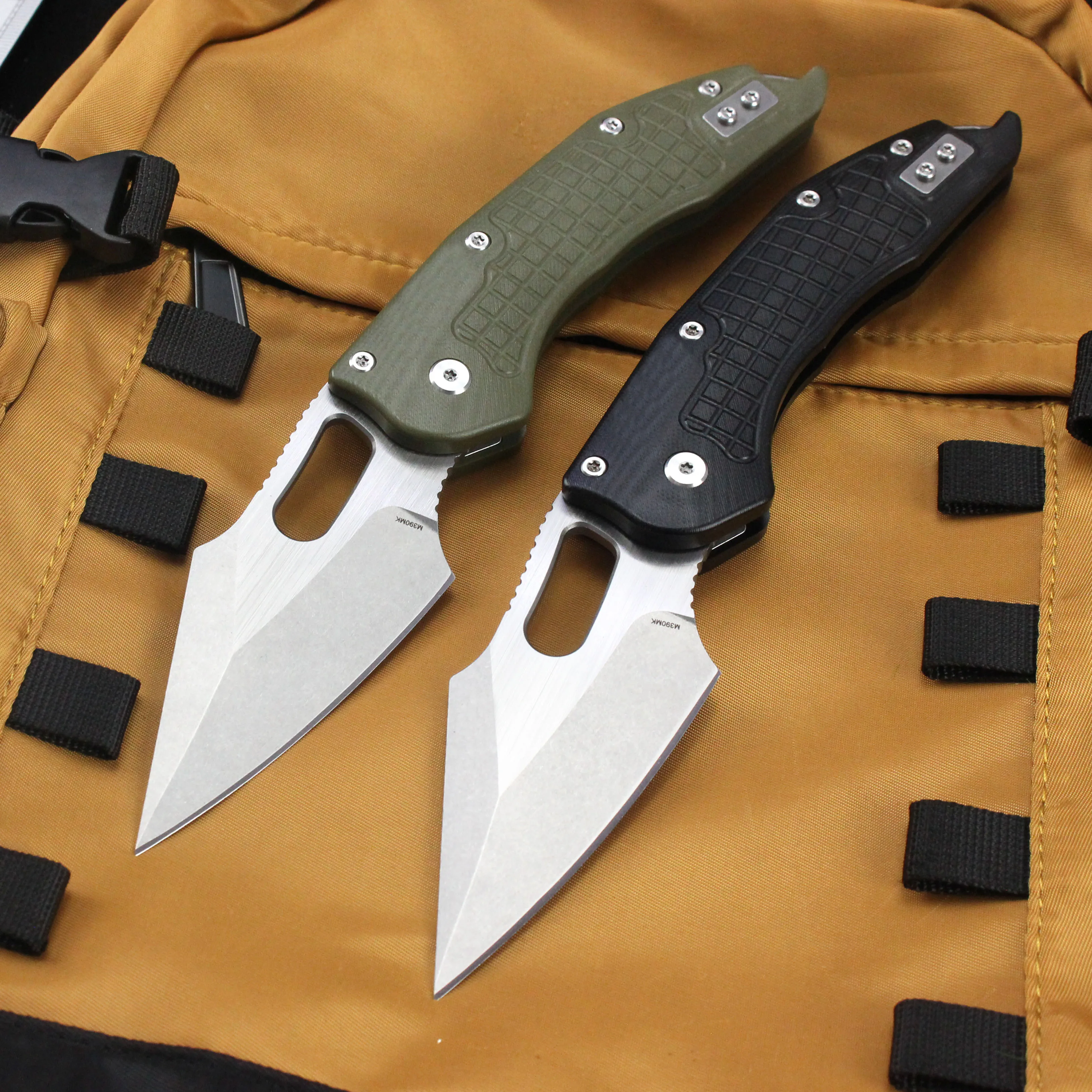 Tactical Military Folding Knife with M390 Blade And G10 Handle for Camping Hunting Outdoor EDC Multifunctional Utility Jackknife