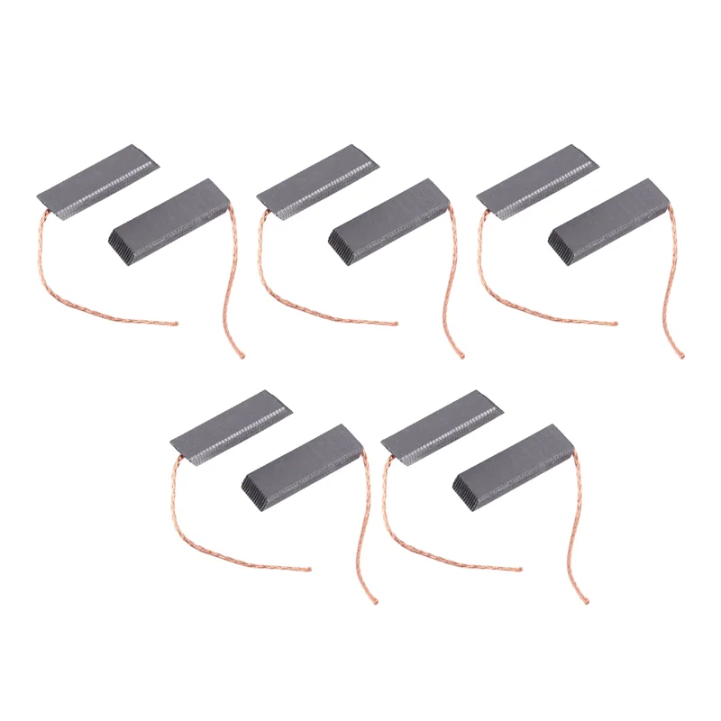 

ABBK-100Pcs Carbon Brushes Motor Carbon Brushes For Siemens Drum Type Washing Machine Parts 5X13.5X40mm