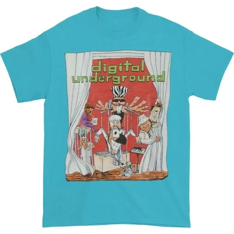 Rare Digital Underground Men All Size T shirt Blue