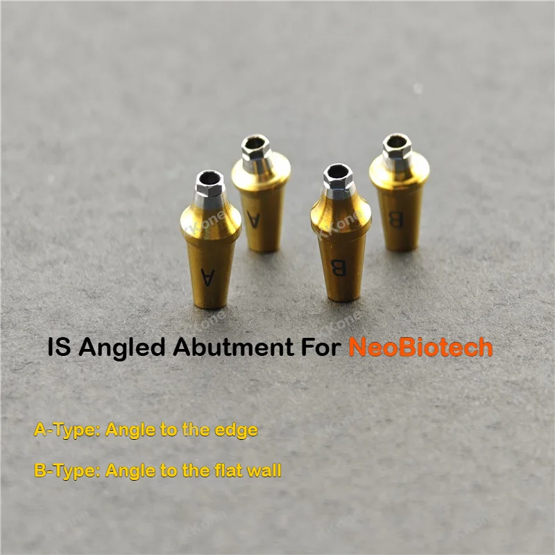 

5Sets IS Angled Abutment 15° 25° For NeoBiotech Restorative Angled Abutment Parts Dental Clinic Implant Tools