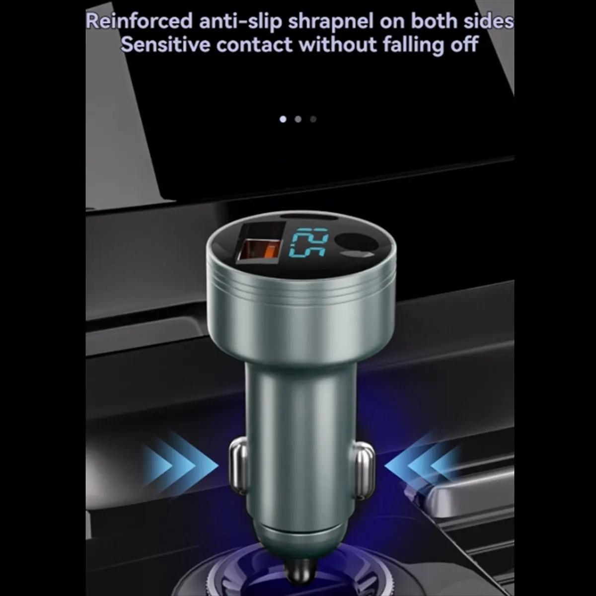 

Автомобильное зарядное устройство для Mini с многопортовым адаптером быстрой зарядки DC 5521 USB-C QC 3.0 с кабелем 16AWG [AAAE 2026]