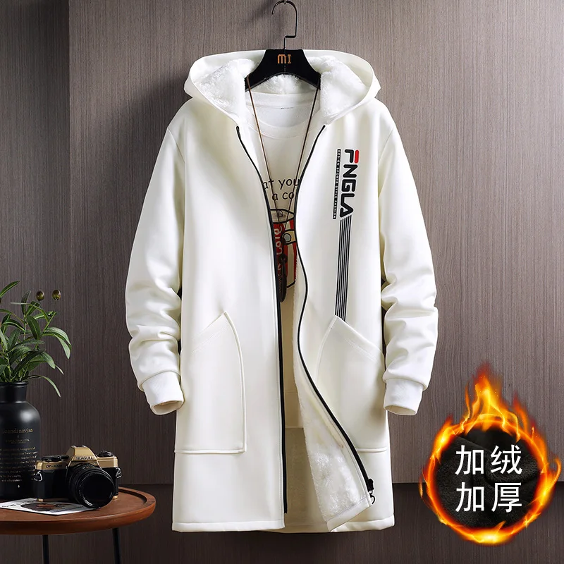 2023 new style Winter jackets men Fashion Trend thicken Coat Men's Casual Loose Thicken Warm Trench Coat male size M-5XL