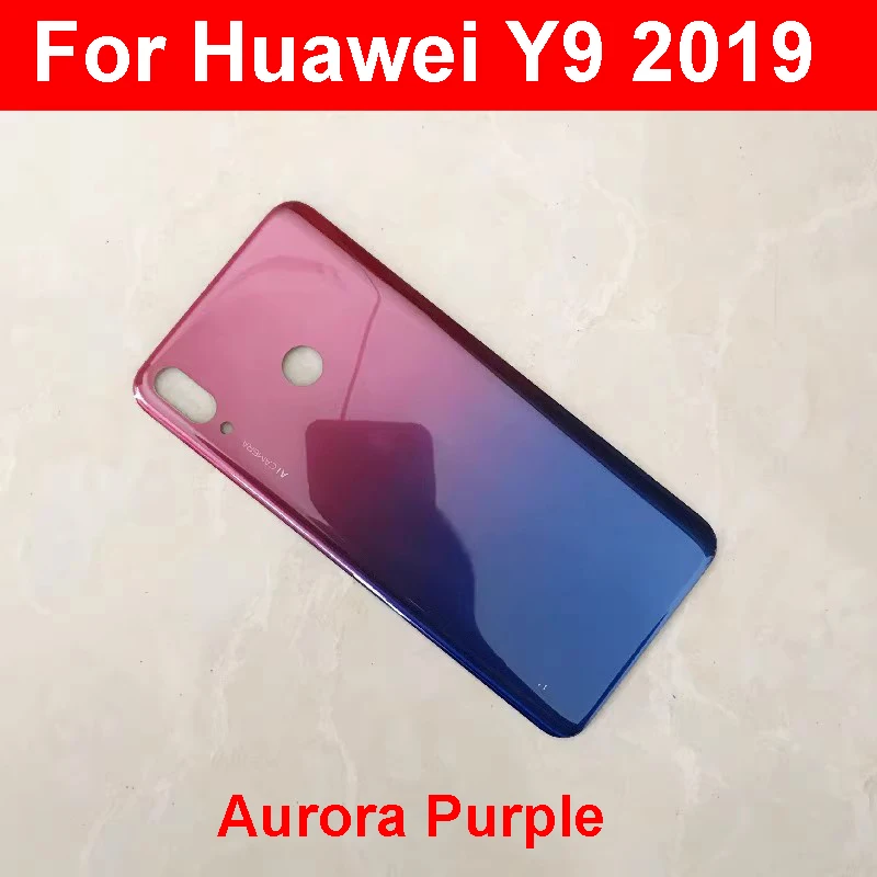 

Back Battery Door Housing Cover For Huawei Y9 2019 JKM-LX1 LX2 LX3 Rear Cover Back Battery Housing Case Parts