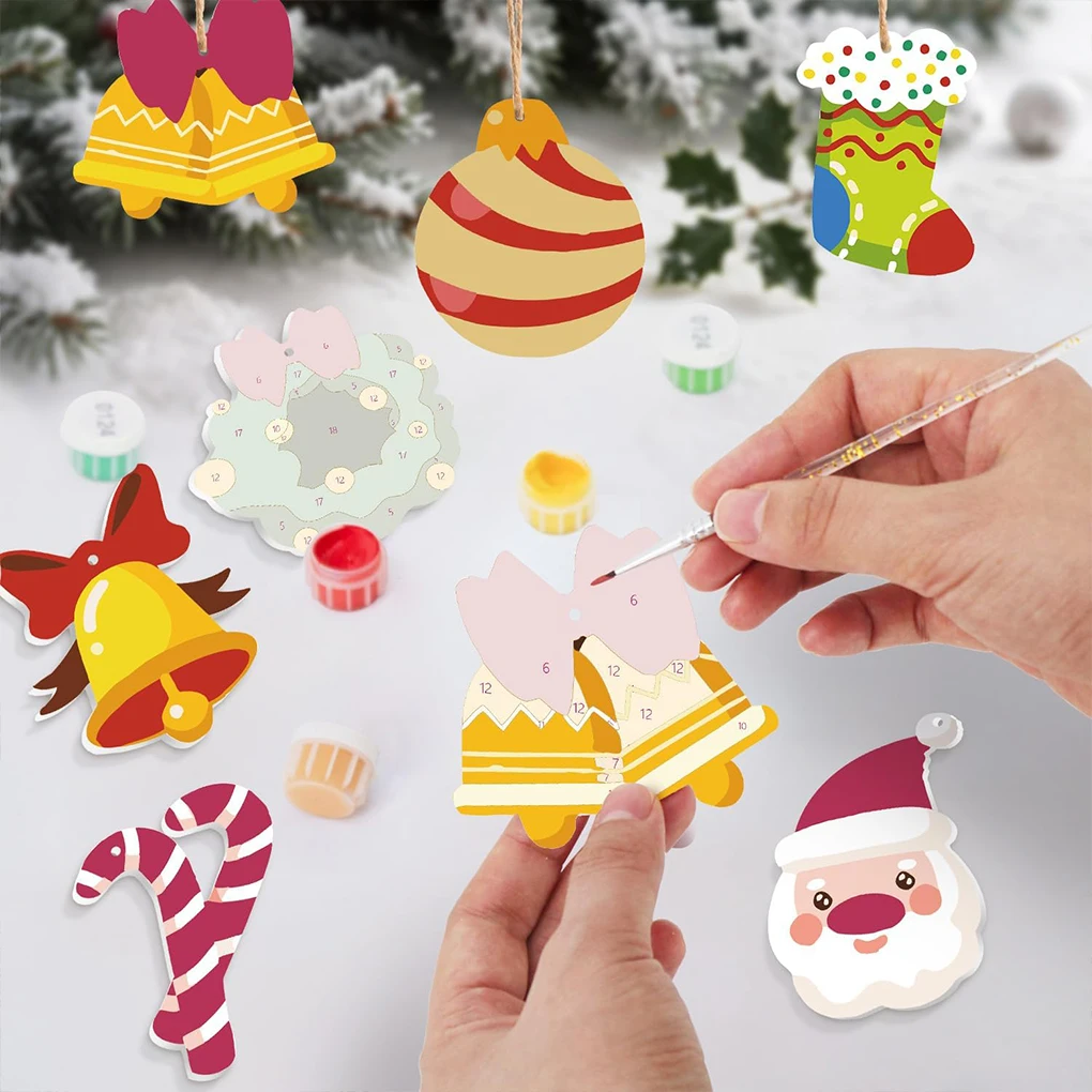 8Pcs/set Christmas Tree Hangin - Art And Craft For Xmas recension och pris