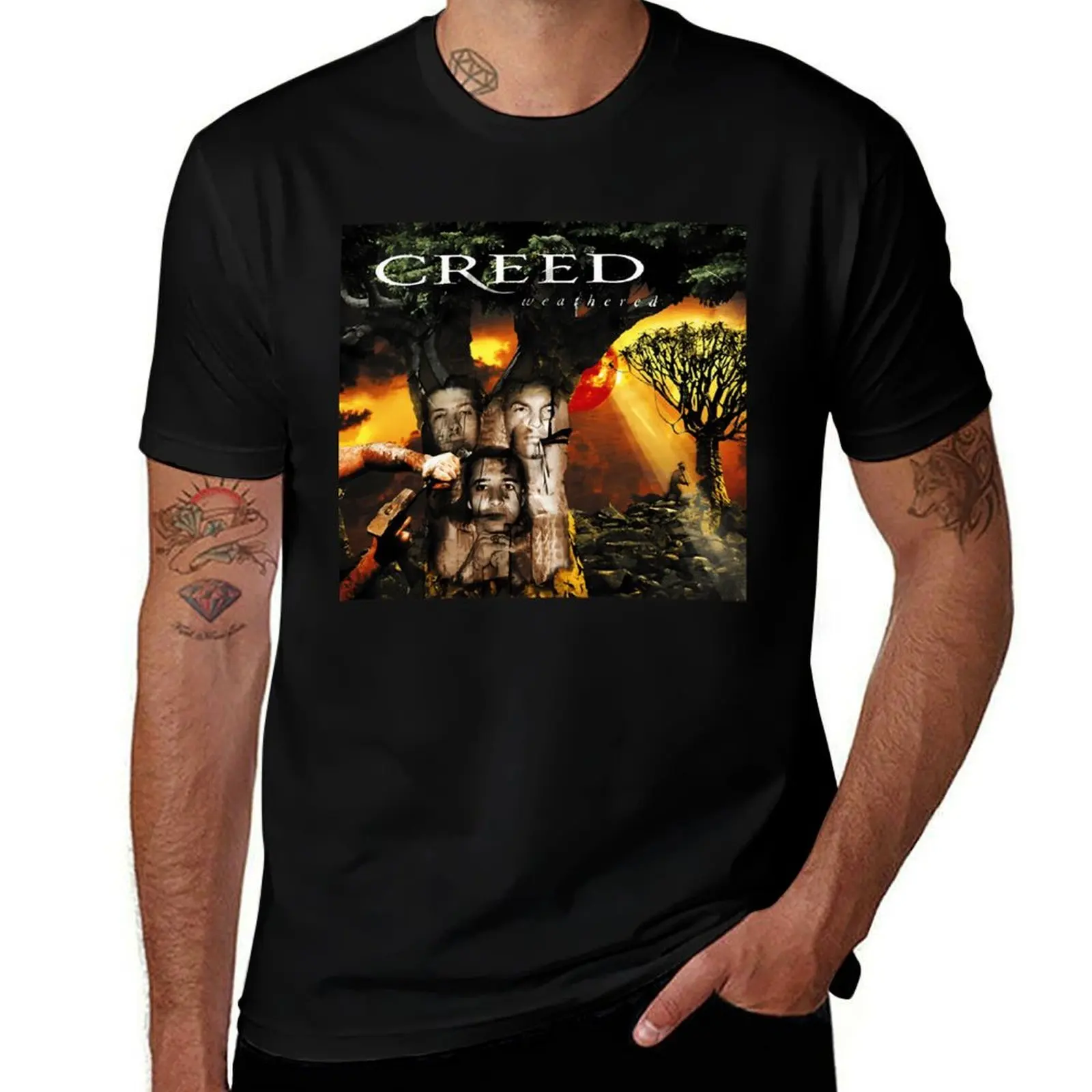 

Creed Rock Band T-Shirt Blouse basketball graphic tees custom shirt mens funny t shirts