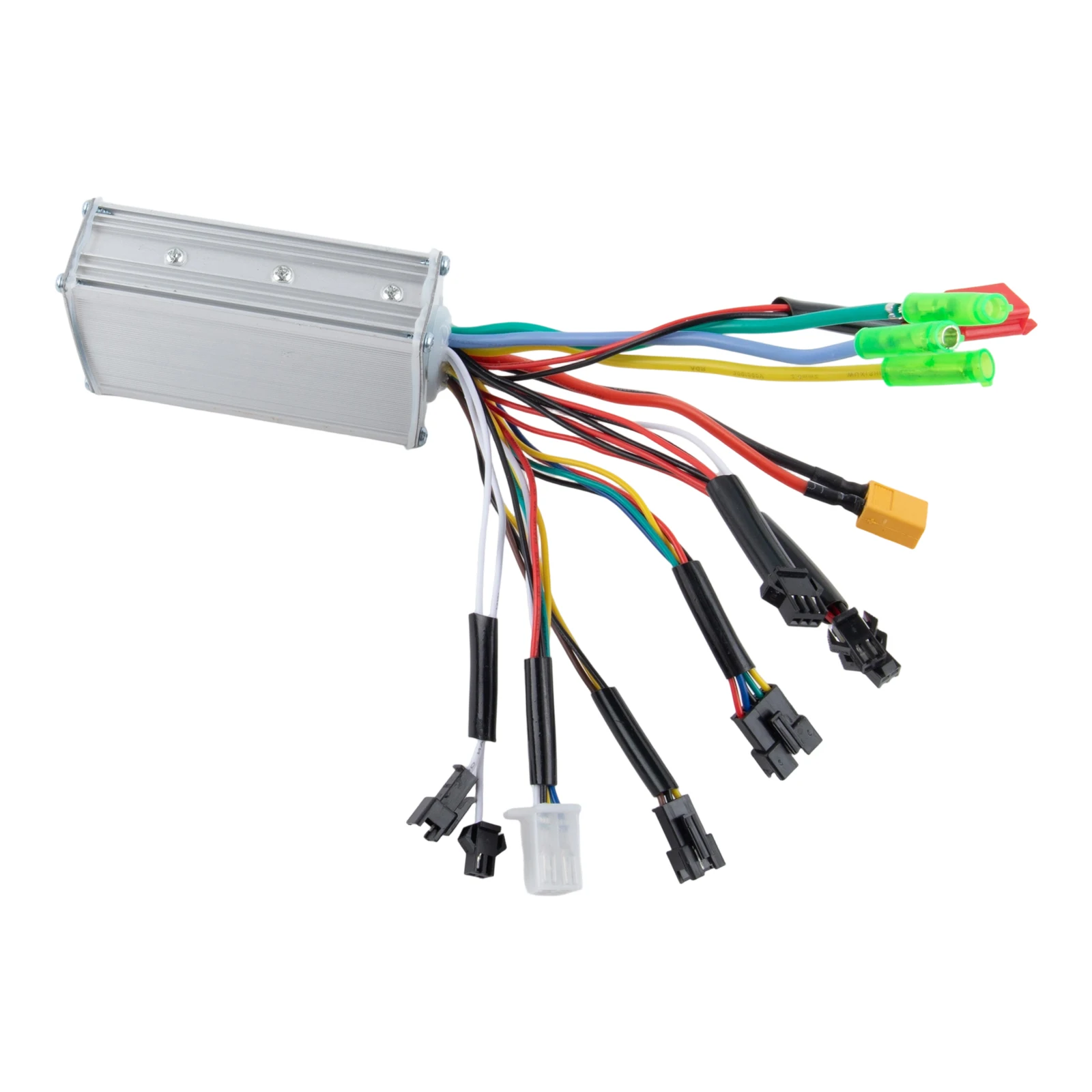 

Бесщеточный контроллер 36 В, 48 В, 17 А для электровелосипедов и скутеров с поддержкой 250 Вт, 350 Вт и интеллектуальной 3-режимной синусоидальной технологией