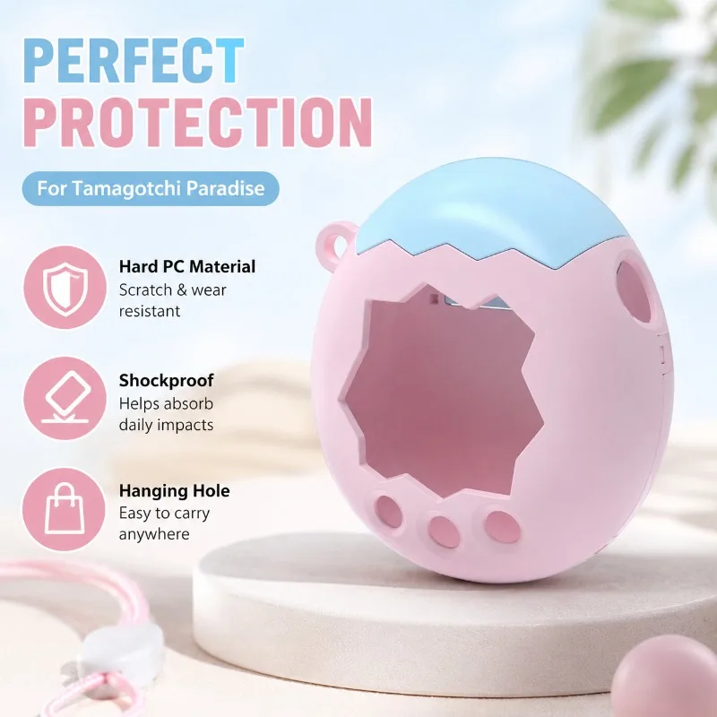 

Glitter Clear Protective Case for Tamagotchi Paradise Transparent Shell Anti-scratch Cover Shockproof Sleeve Special Fit