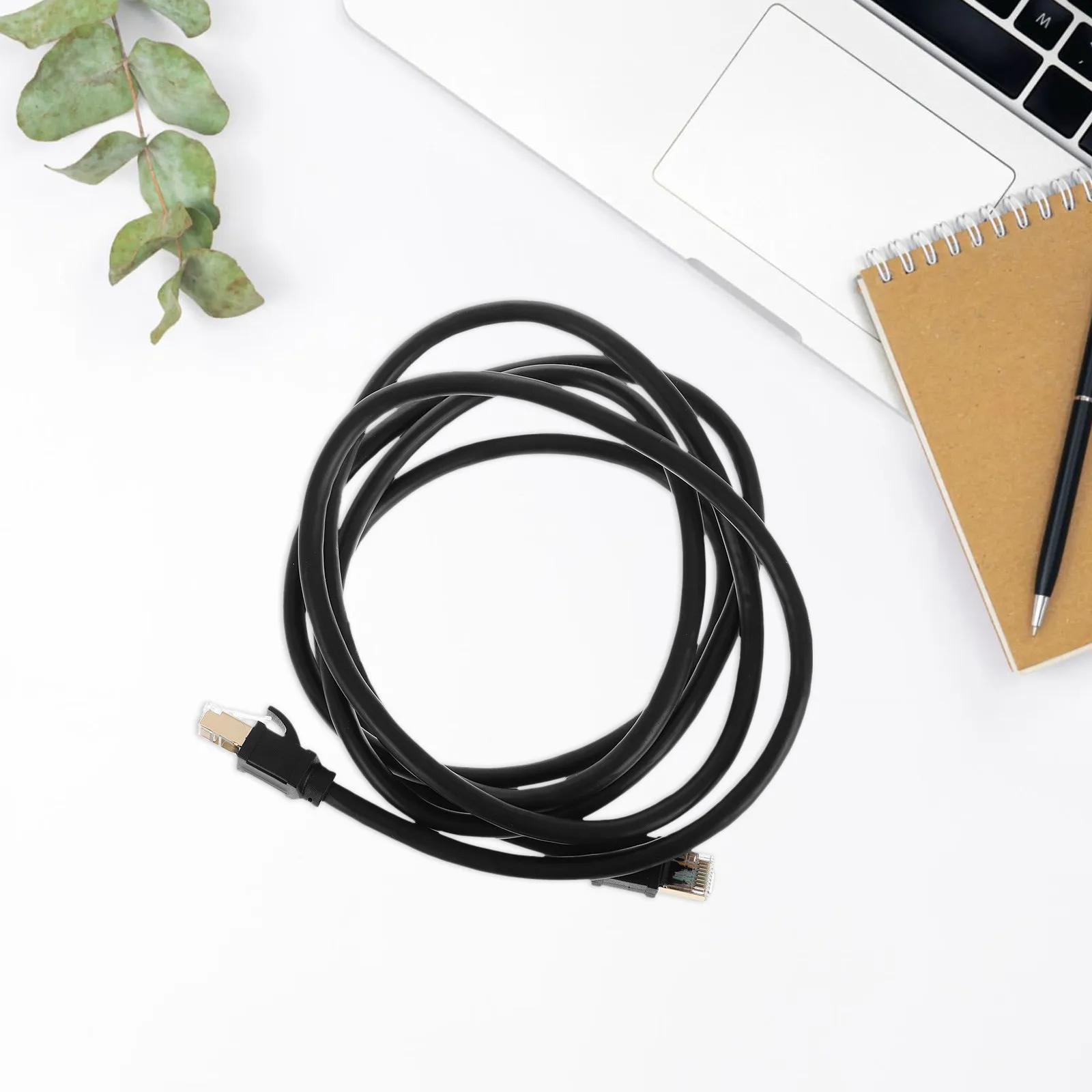 40Gbps Cat 8 Ethernet Cable 2000Mhz Pure Copper Dual Shielded High Speed Cable for Gaming Streaming Home Office Networking