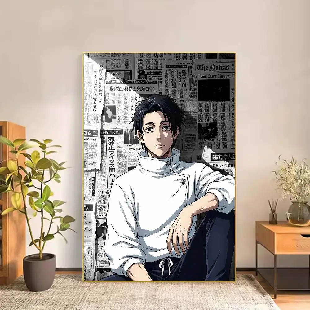 O-Okkotsu Yuta J-Jujutsu K-Kaisen Poster Versatile HD Waterproof Wall Art Self-Adhesive Decor for Any Space Ideal Gift