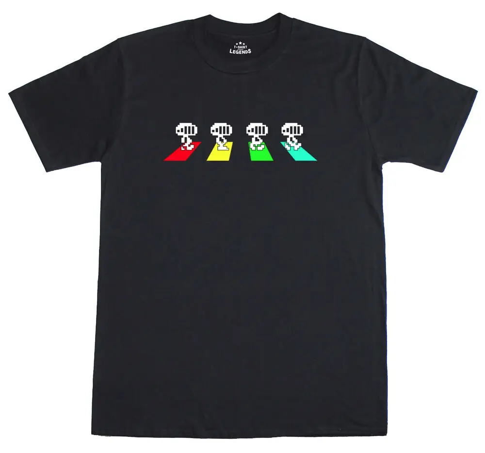 Magic Knight Finders Keepers 8 Bit Abbey Road  48k C64 Retro T-Shirt  Tees High Quality 100%Cotton Short Sleeve