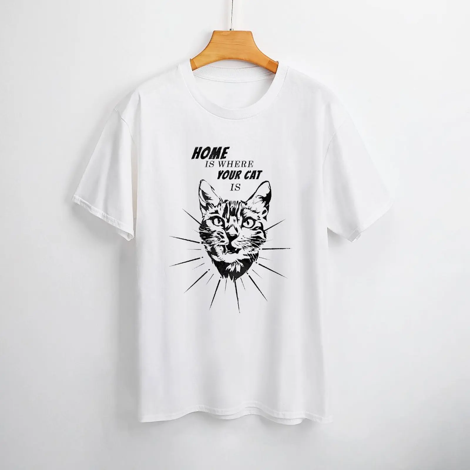 Meow Cat Lovers Essential For Sale 100% Cotton  Motion Hot Sale  top Quality Tees  Home Eur Size