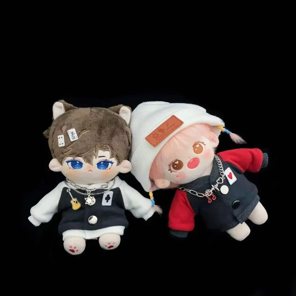 

Baseball Uniform 20CM Cotton Doll Clothes Plush Patch Embroidery Stuffed Doll Plush Suit Cartoon DIY Clothing Plush Toys Clothes