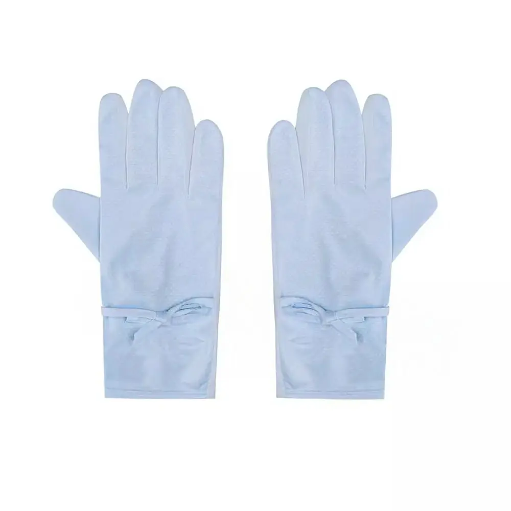 Touch Screen Gloves Sun Protection Gloves Two Fingers Gloves Non-slip Gloves Sunscreen Ice Silk Gloves Anti-Sunburn