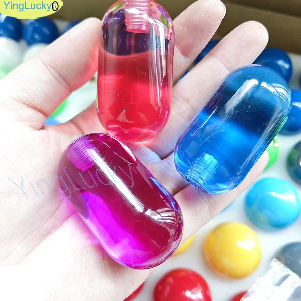 1KIT Clear Ball Top NOBI Head Bullet Cover Command Handle for Neo Geo Mvs SANWA Arcade Joytsick Topball Knob Zippy Game Machine