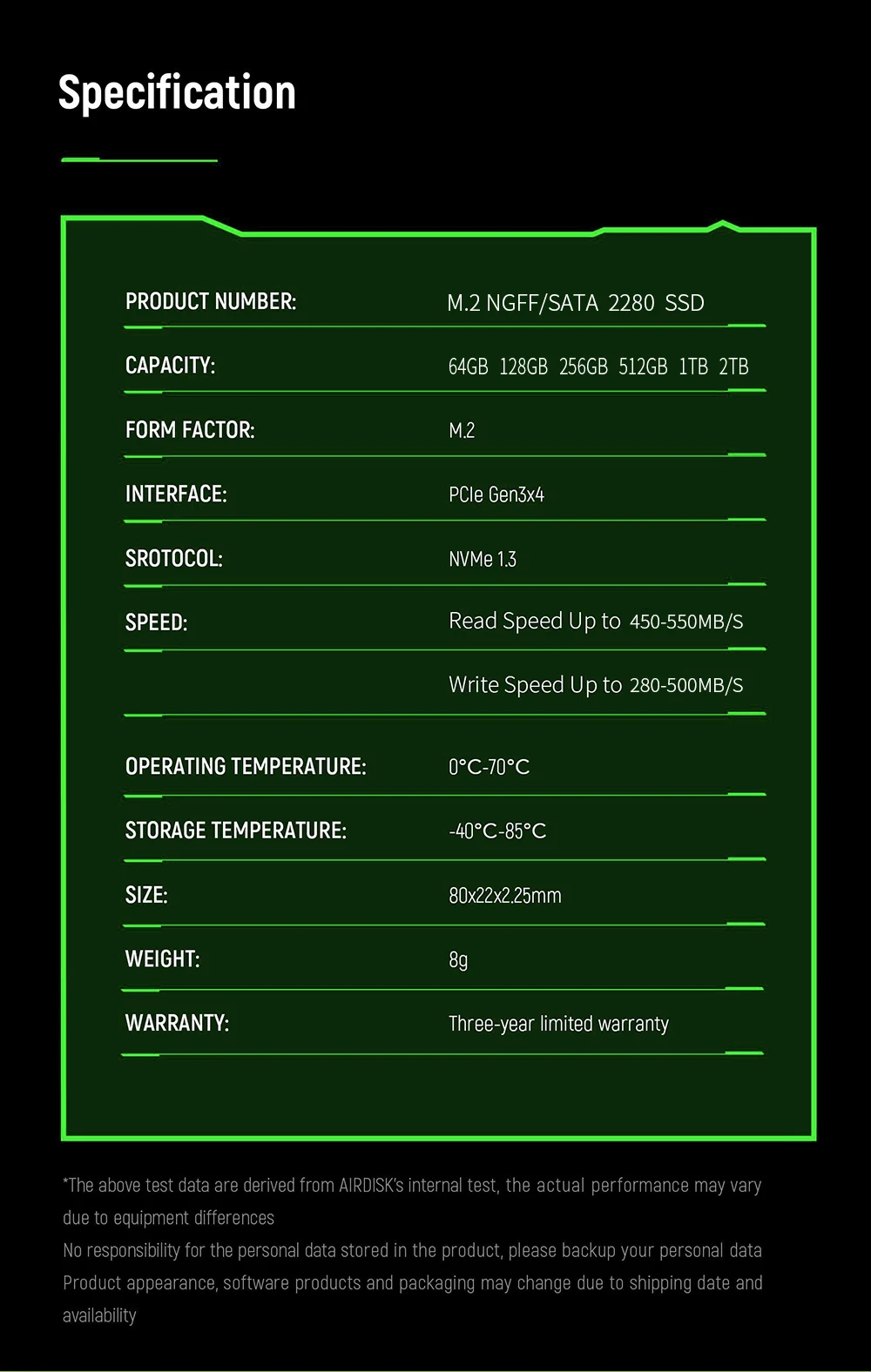 Zsuit 데스크탑 노트북용 SSD SATA M2, 128GB, 256GB, 512GB, 1 TB 솔리드 스테이트 드라이브, 500GB, 1 TB, M.2 NGFF 2280 내장 하드 디스크 HDD