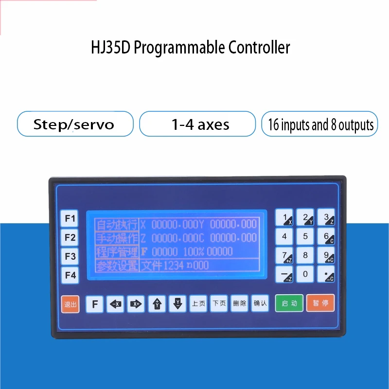 Cnc Stepper Servo Motor Controller Tc55v Programação Inteligente 14 Eixo Pulso Geração Regulação da Velocidade Cm35d