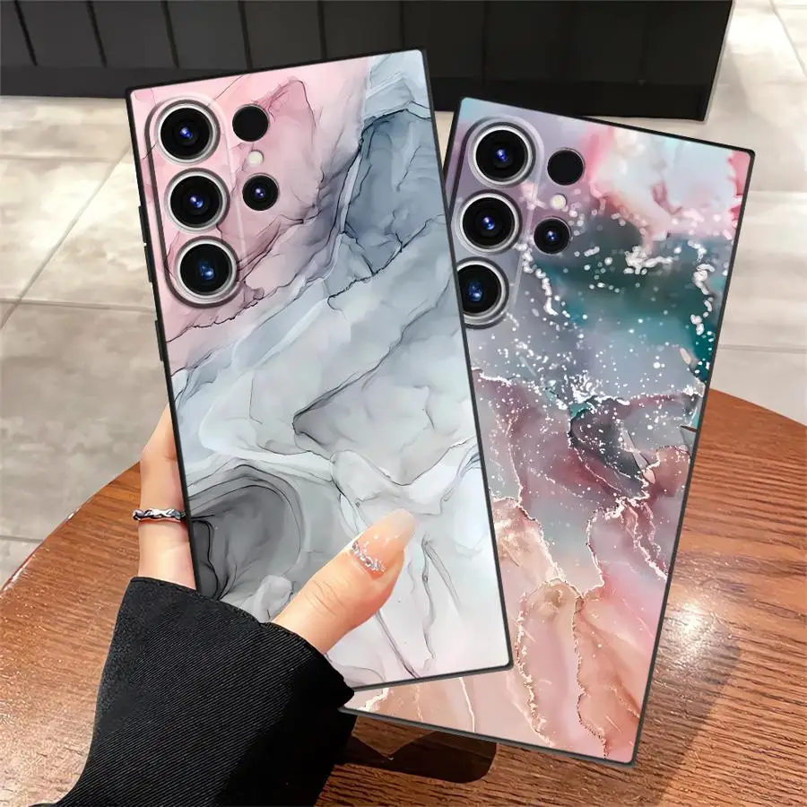 Case for Samsung Galaxy S26 Ultra S25 Edge S23 S20 S21 FE S24 Plus S9 S10 Note 8 9 10 20 Ultra Soft Phone Cover Fashion Cartoon