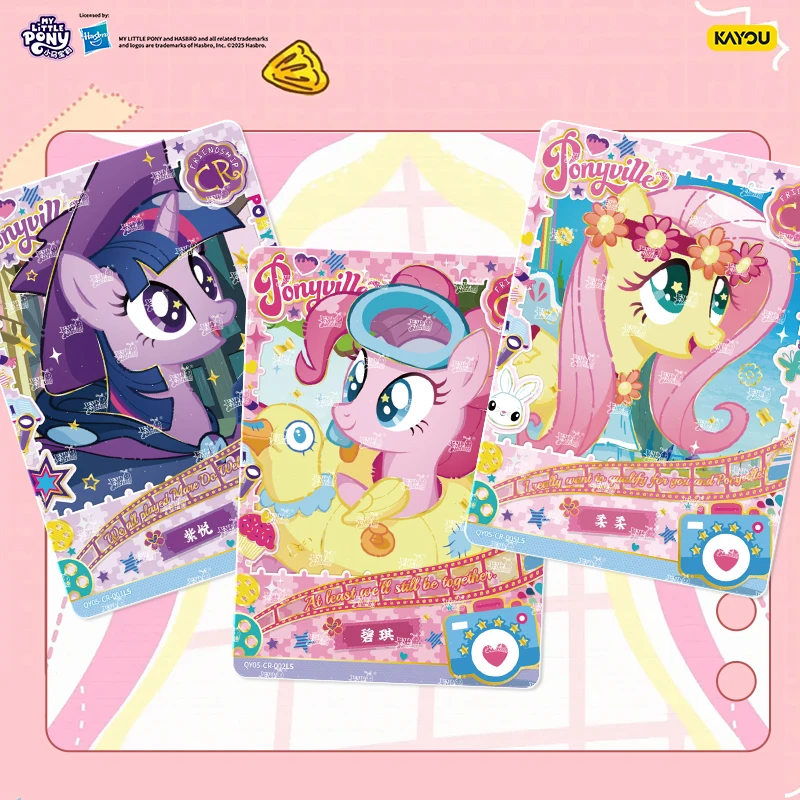 

Оригинальные торговые карты My Little Pony, включая пятые круглые из серии Fun Shadow и упаковку карт Moonlight 8 и Rainbow 4.