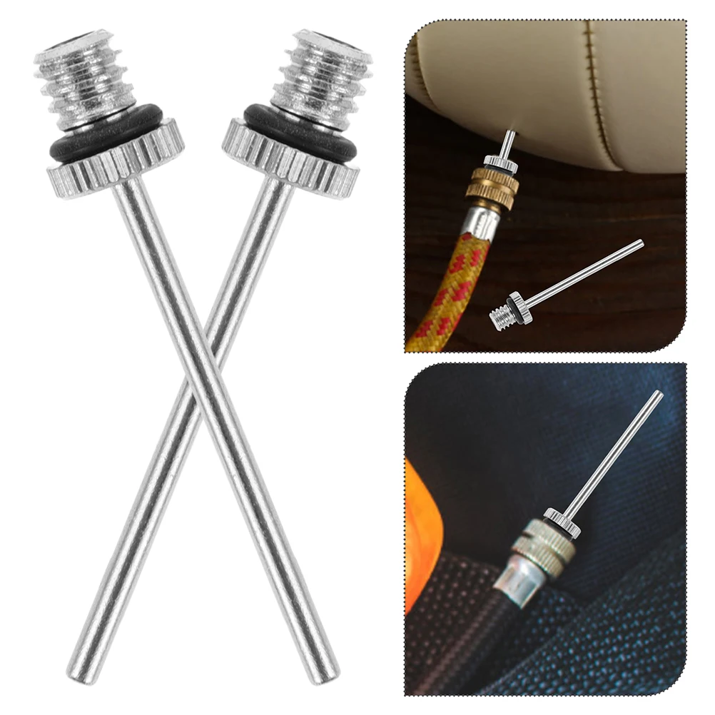 

30 Pcs Gas Needle Basketball Air Pump Pins for Balls Iron Metal Football Needles Work