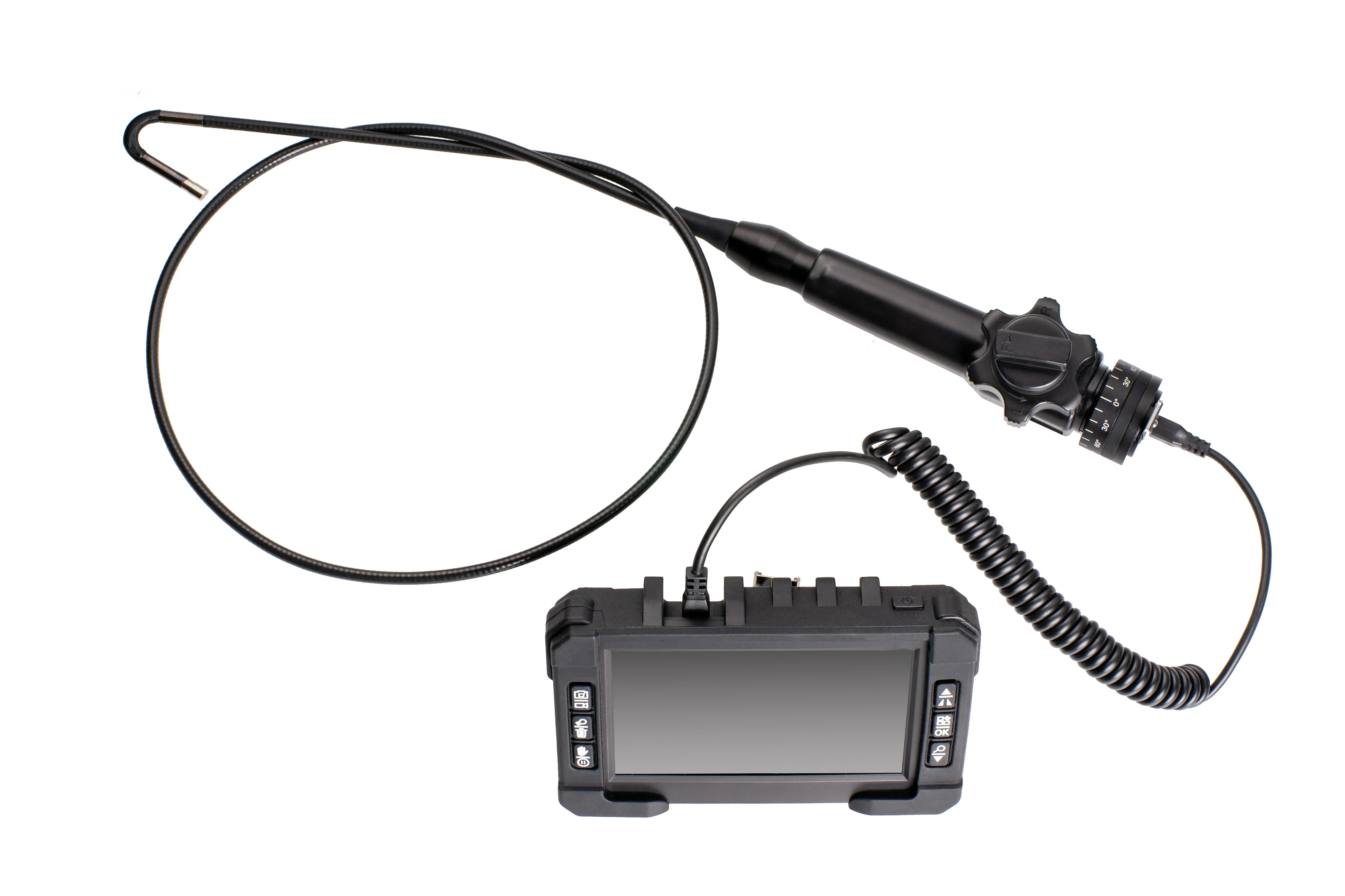 Qyteco Periscopio articolato bidirezionale con display TFT da 5'' portatile e comodo da usare