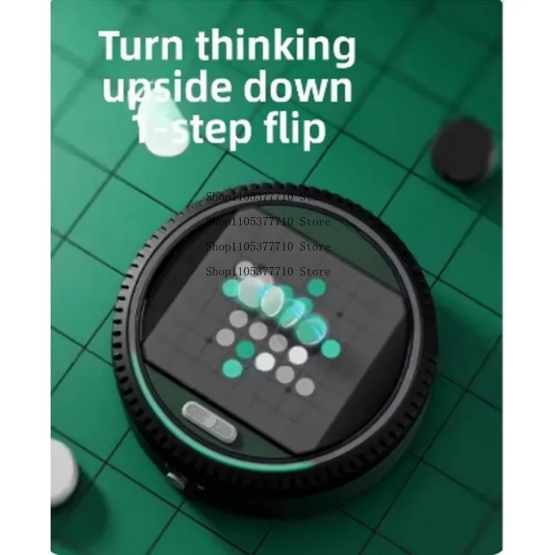 Smart AI-Powered Reversi (Othello) Chessboard - Interactive Teaching Mode, STEM Strategic Slide Toy for Kids Ages 8+