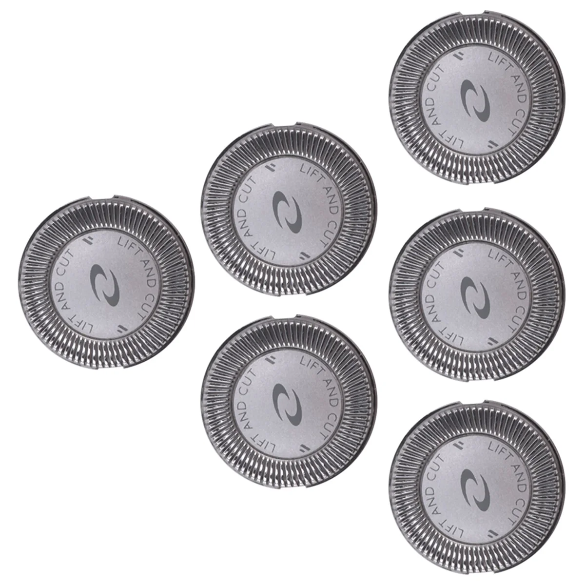 Cabeça de barbeador de lâmina de substituição, 6pcs, Philips HQ3, HQ4, HQ54, HQ56, HQ55, HQ851, HQ912, HQ136, HQ6900, HQ6940, HQ6868