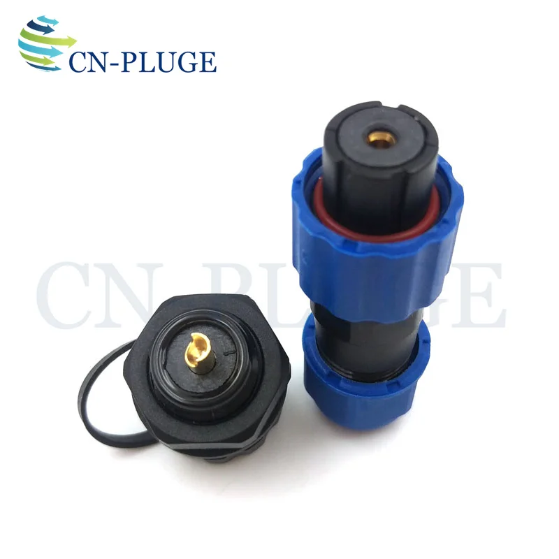 SD13 Connector 2 3 4 5 6 7 Pin IP68 Waterproof IP68 Equipment Cable Docking Connector Outdoor LED Display Screen Female Plug