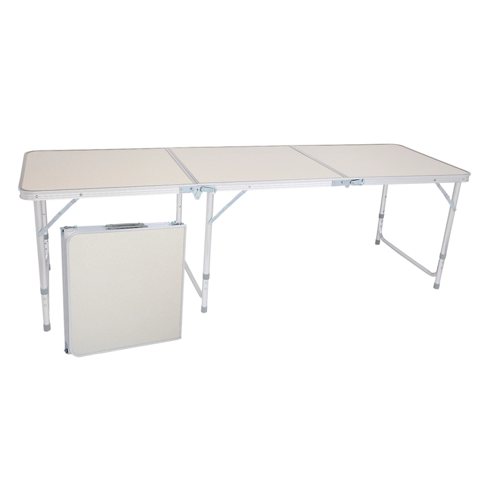 Aluminum Alloy 71In Folding Tables Portable Foldable for Parties Backyard Swimming Pool Outdoor Camping Picnic