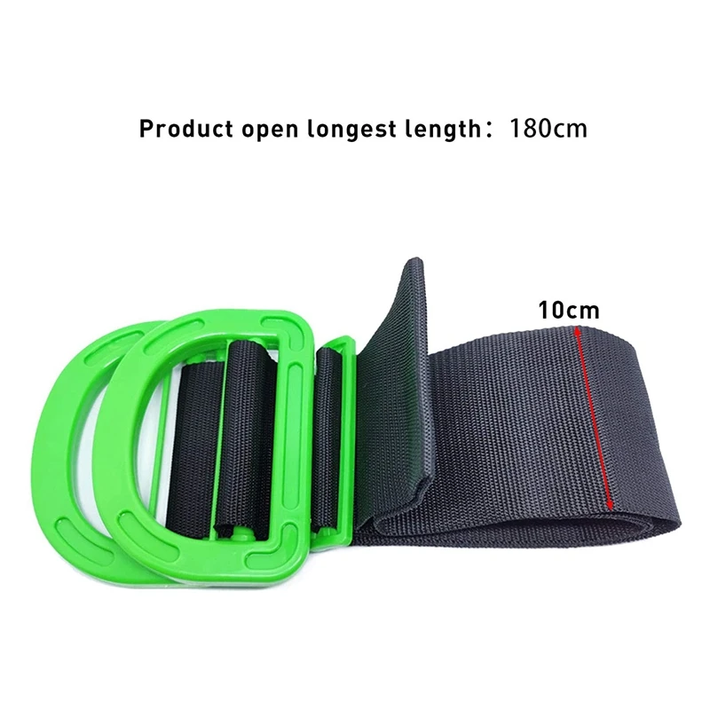 2Pcs Adjustable Weight Lifting Belts With 2 Pairs Of Gloves, Adjustable Moving And Lifting Belts, Suitable For Furniture