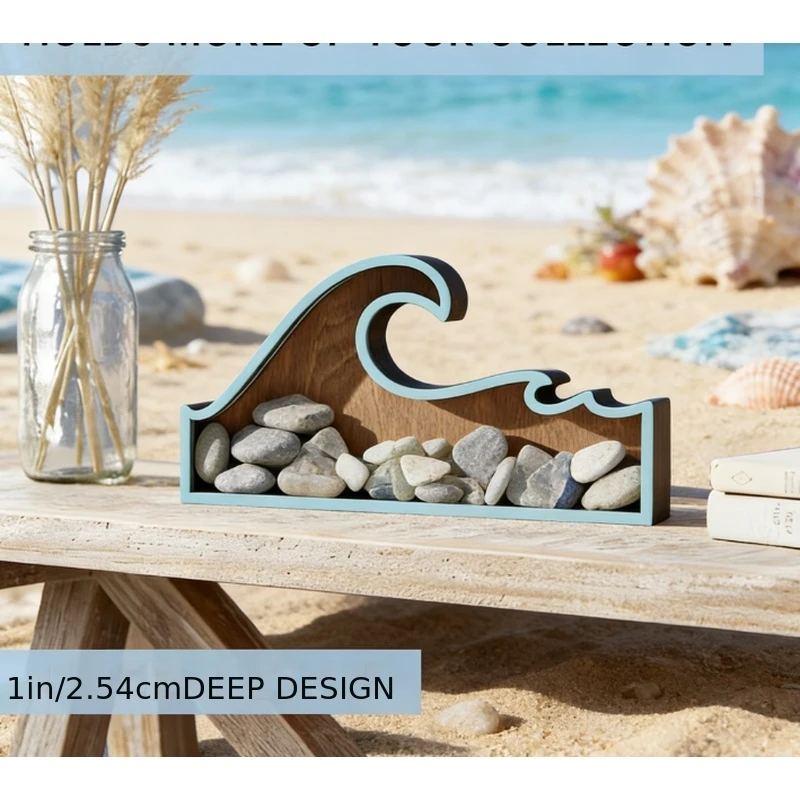 michiganstyle acrylic shell display case with window, transparent shadow box, suitable for agate, teeth, starfishbedroom, home