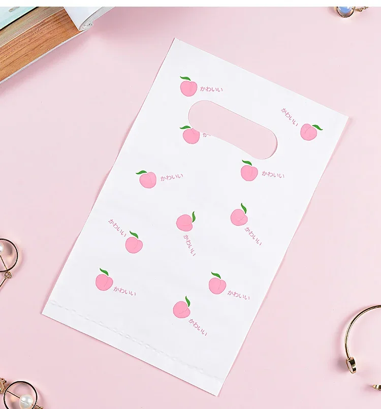 25 teile/los Kleine Plastiktüte für Schmuck/Ohrringe/Schal/Socken Kleine Gänseblümchen Hochzeit Geschenk Taschen Mini Verpackung taschen für Business – Detail 10
