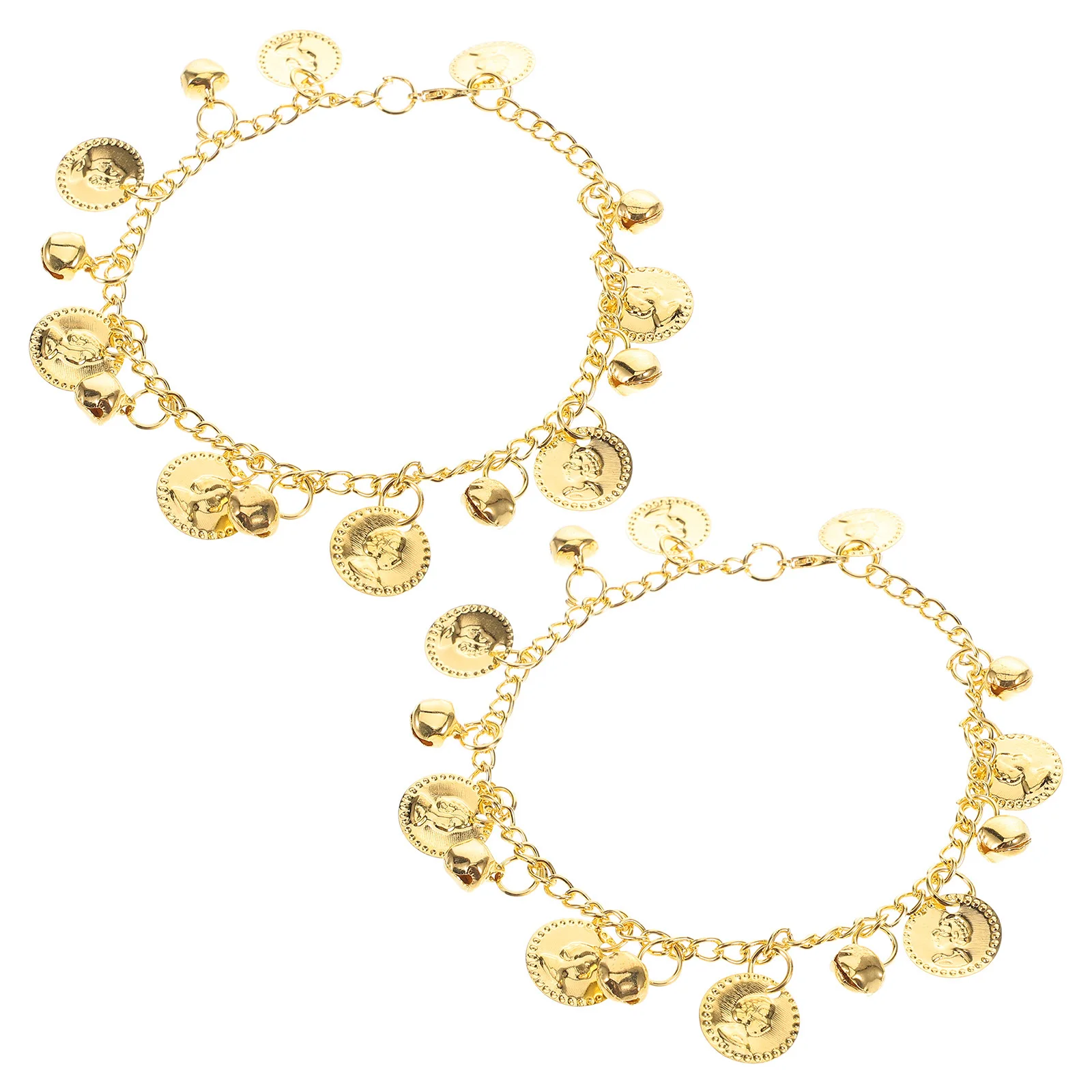 

Belly Dancing Jewelry Tassel Barefoot Anklet Coin Body Chain Accessories Performances Parties Festivals
