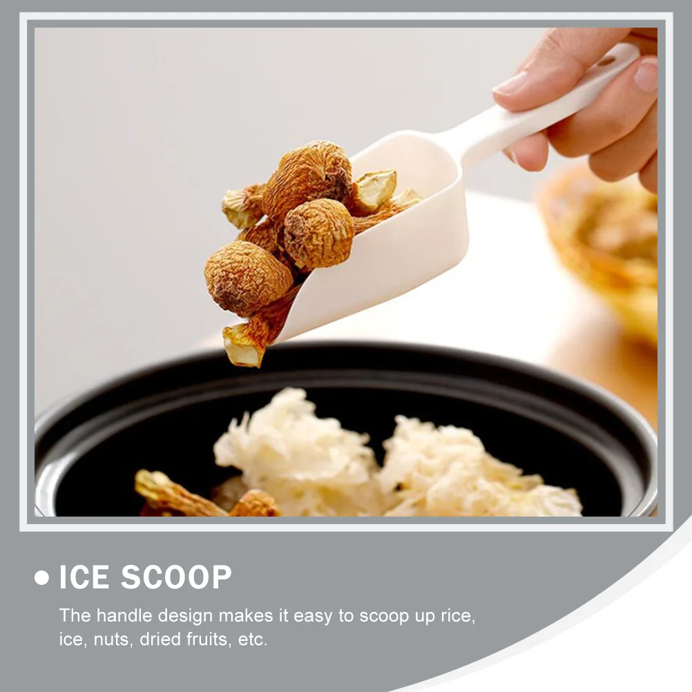 

1Set Kitchen Ice Shovel Multipurpose Food Shovels Comfortable Handle Flour Scoop Rice Scoop Food Shovel