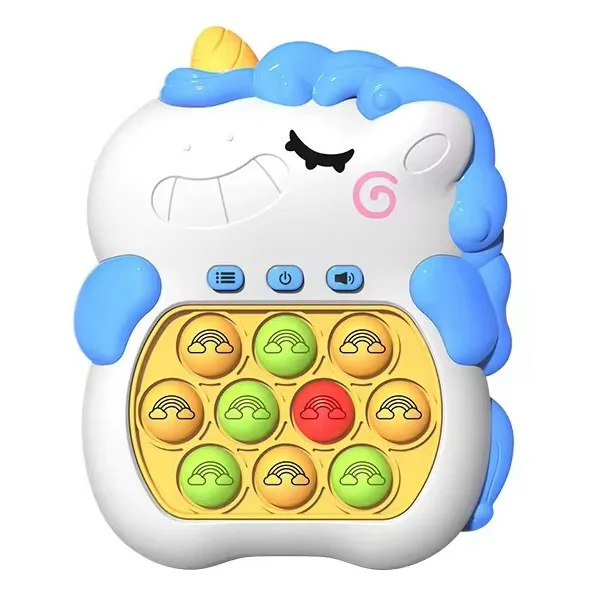 Kids Travel Toy Pop Quick Push Bubble Whack a Mole Toy Electric Game Machine for ADHD Kid Fidget Toys for Boys Birthday Gift