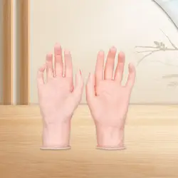 Hand Mannequin Rings Home Organization Necklace Jewelry Hand Display Holder Practice Model for Nail Technician and Beginner
