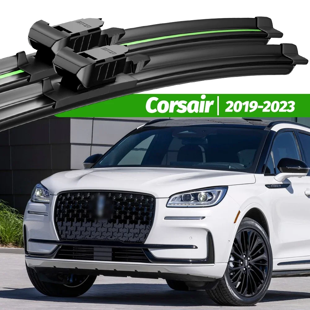 

For Lincoln Corsair 2019-2023 2pcs Front Windshield Wiper Blades 2020 2021 2022 Windscreen Window Accessories