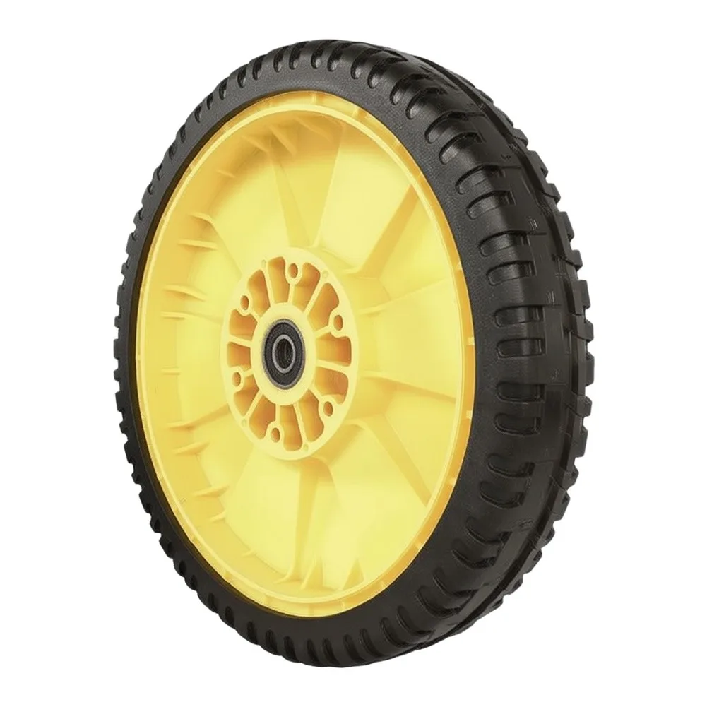 Wear Resistant Lawn Mower Wheels Smooth Roll Design All Terrain Grip Direct Fit Replacement Replacement Parts For Lawn Mowers