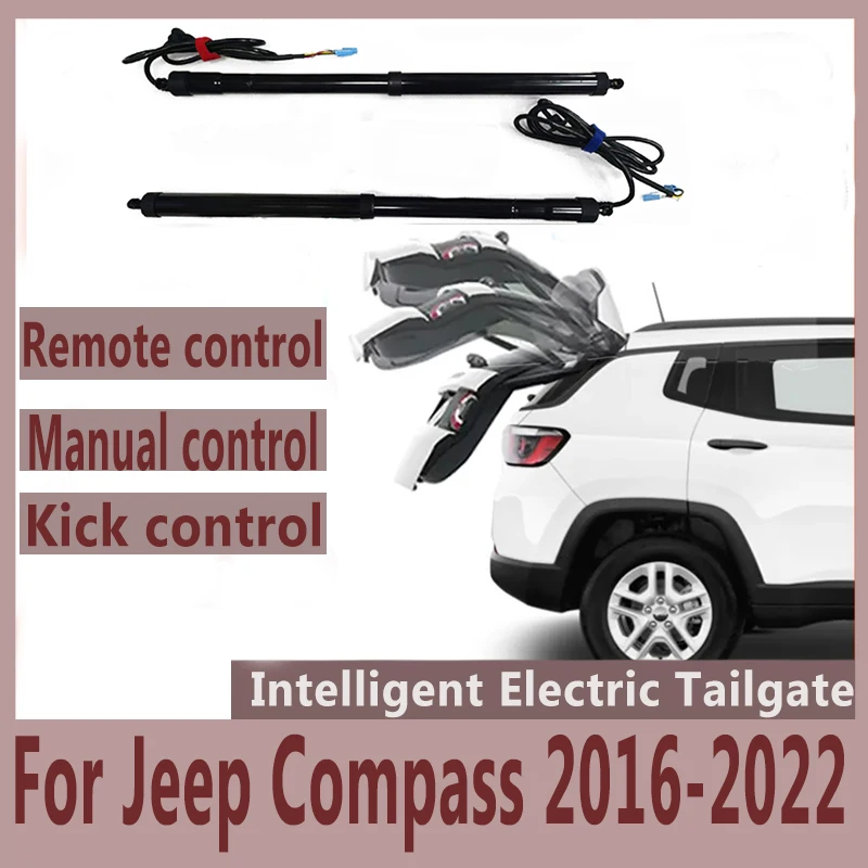 Electronic Auto Trunk Lifts Car Electric Tailgate Liftgate Drive Kick Sensor For Jeep Compass 2016-2022 Rear Door Power Kit