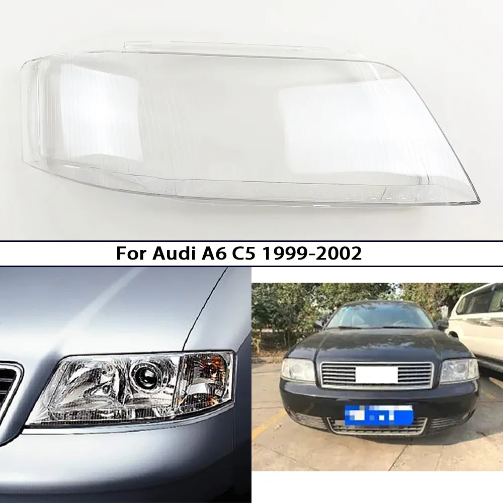 

Headlight Shell Lens Auto Replacement Parts For Audi A6 C5 1999 2000 2001 2002 Front Headlamp Cover Transparent Mask Lamp Shade