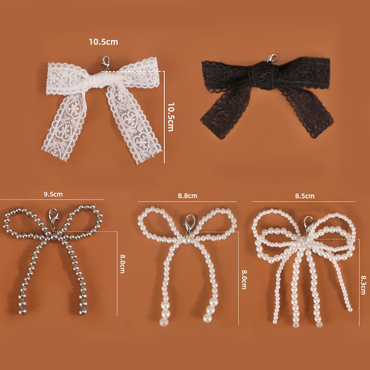 1Pairs Bowknot الأحذية الديكور مقاطع الدانتيل الأحذية مع أحذية رياضية أنيقة مطرز ، انفصال الراتنج اللؤلؤ زهرة مقاطع الأحذية الزخرفية #2