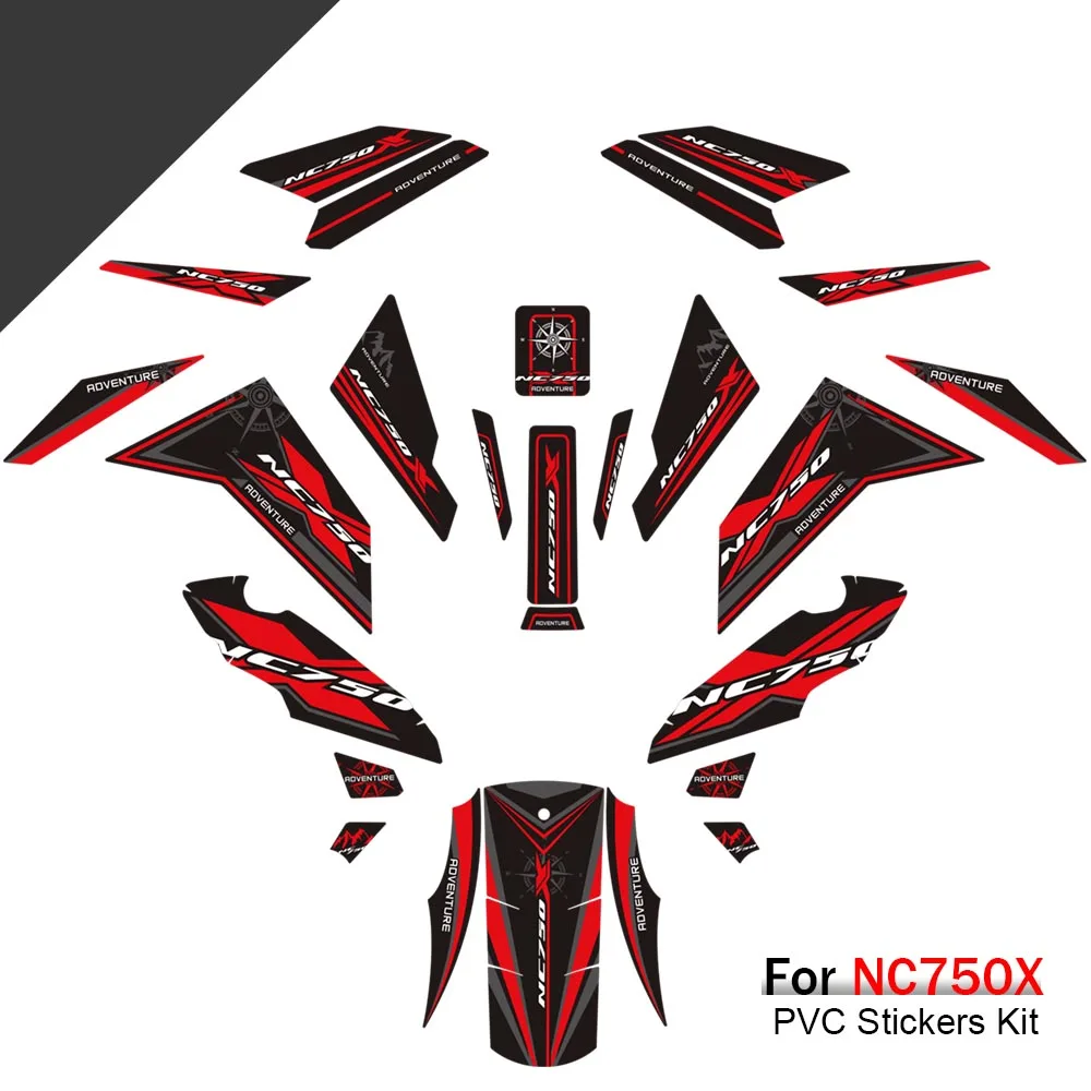 

For Honda NC 750 NC750 X NC750X Motorcycle Body Fairing Fender Stickers Wind Deflector Tank Pad Protector Decal accessory 2022