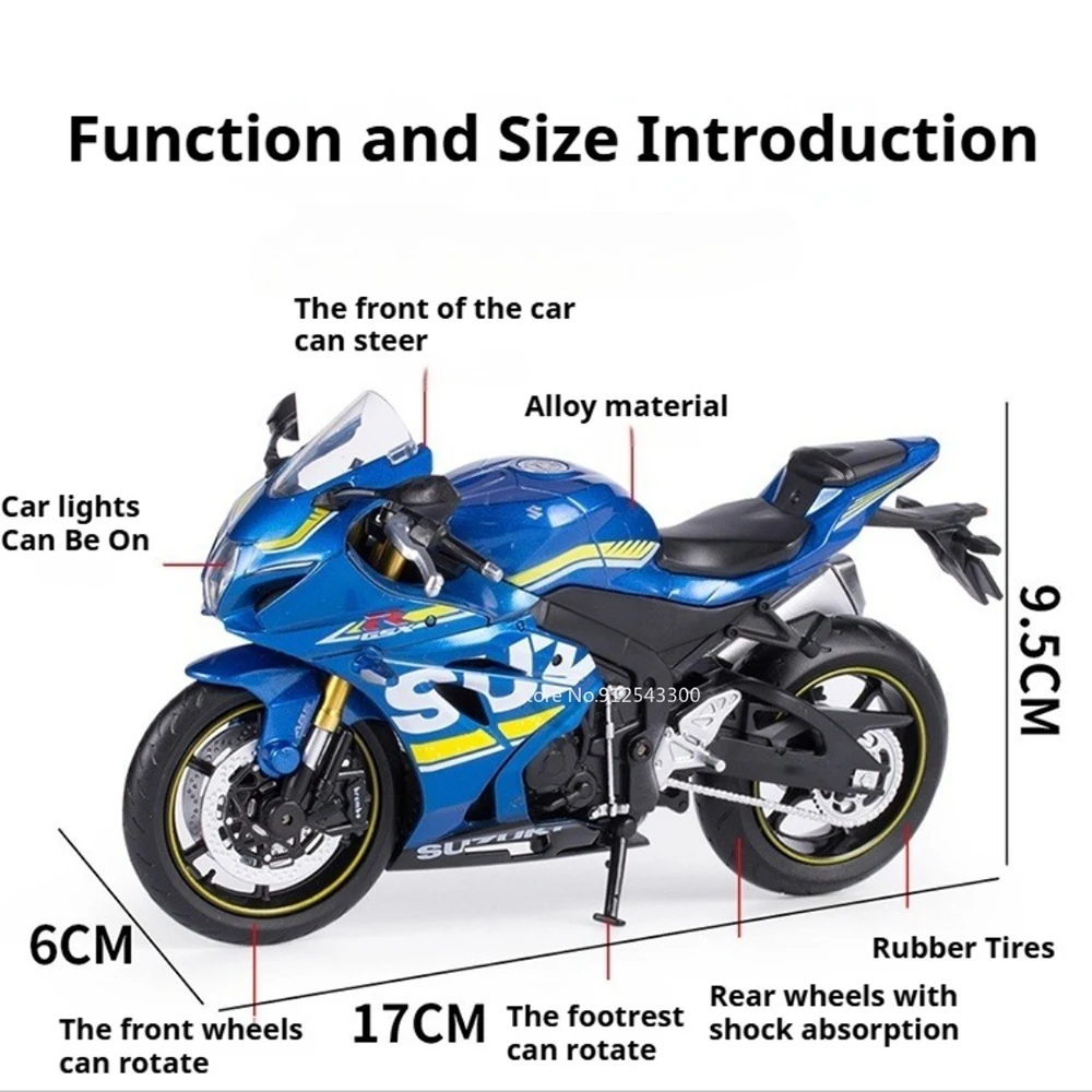 1:12 SUZUKI GSX-R1000 Honda CB400X Model Motocykla Zabawka Metalowy Model Samochodu Odlewany z Gumowymi Oponami Amortyzator Model Motocykla Prezent dla Chłopca