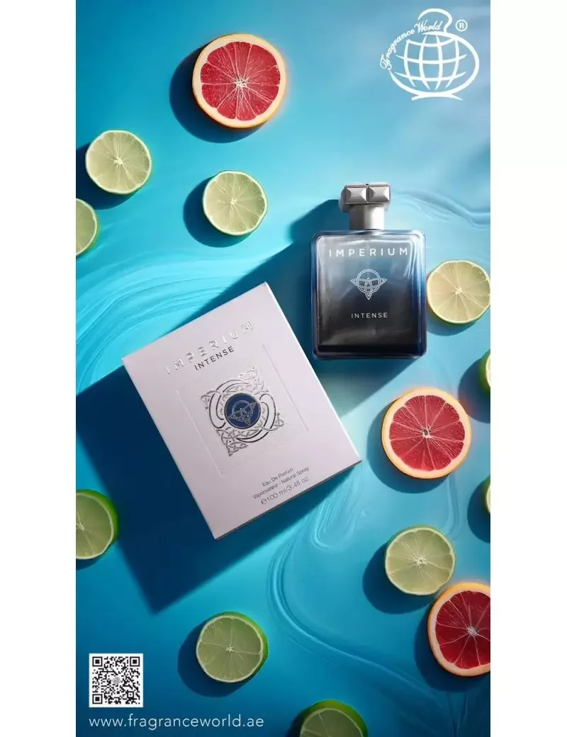 Imperium intense - fragrance world, men's perfume, 100 ml edp