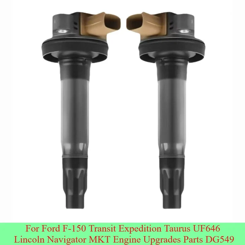 

2 шт. высокопроизводительные катушки зажигания для Ford F-150 Transit Expedition Taurus Lincoln Navigator MKT, детали для обновления двигателя UF646