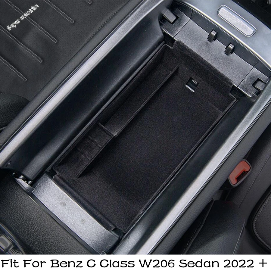 

Central Control Armrest Storage Box Organizer Container Holder Tray Interior Accessories For Benz C Class W206 Sedan 2022 - 2024