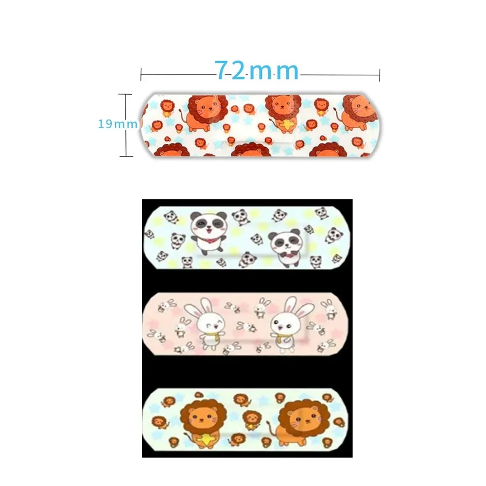 100pcs Medical plaster Waterproof Breathable Cute Cartoon Band Aid Adhesive Bandages First Aid Emergency Kit For Kids Children