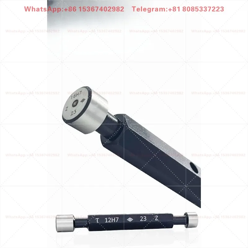 1PCS Smooth and smooth limit plug gauge H7 go/no go gauge, high-precision ring gauge, double head inner hole gauge 2-40mm