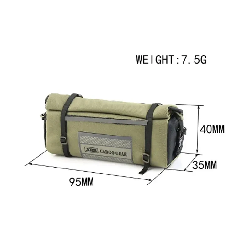 Simulation Regensturm Auto Dach Tasche für 1/10 RC Crawler, dekorative Dach Ornament für TRX4 Defender Bronco Axial SCX10 II